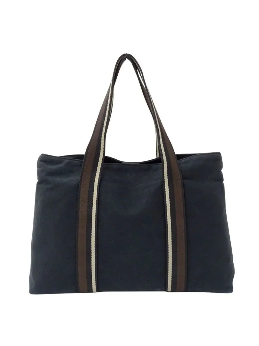 Hermes Tote Troca Horizontal MM Canvas Black